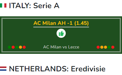 AC Milan vs Lecce betting tip