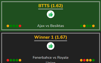 Ajax vs Besiktas betting tip