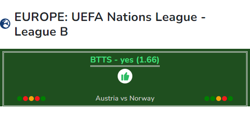 Austria vs Norway