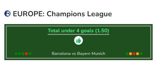 Barcelona vs Bayern Munich