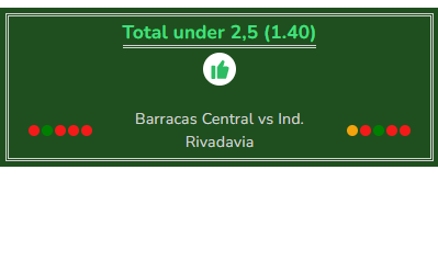 Barracas Central vs Ind. Rivadavia betting tip