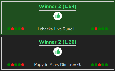 Jiri Lehecka vs Holger Rune betting tip