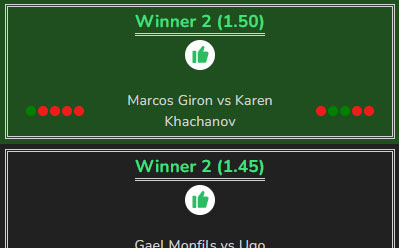 Marcos Giron vs Karen Khachanov betting tip