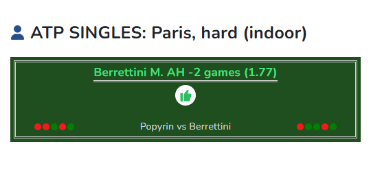 Popyrin vs Berrettini