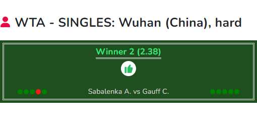 Sabalenka A. vs Gauff C.