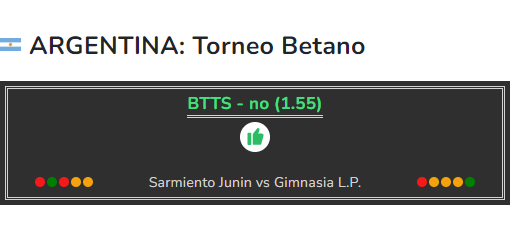 Sarmiento Junin vs Gimnasia