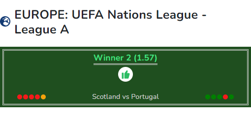 Scotland vs Portugal