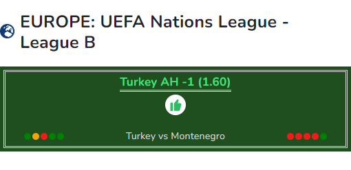 Turkey vs Montenegro betting tip