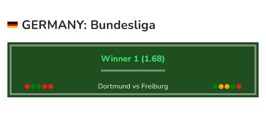 Dortmund vs Freiburg