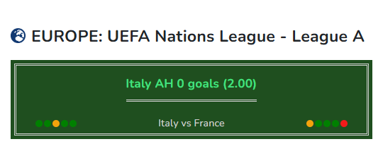 Italy vs France