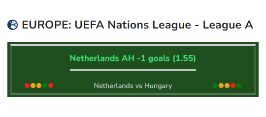 Netherlands vs Hungary