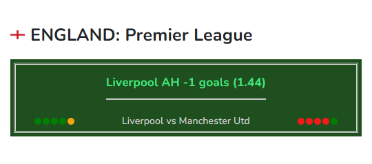 Liverpool vs Manchester Utd soccer prediction